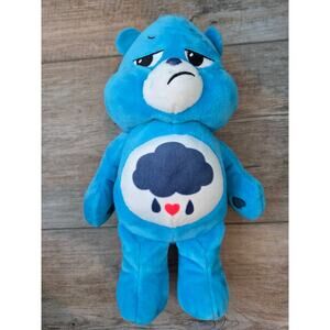 Care Bears Grumpy Bear Plush 2020 Basic Fun Unlock The Magic Blue Stuffed Animal